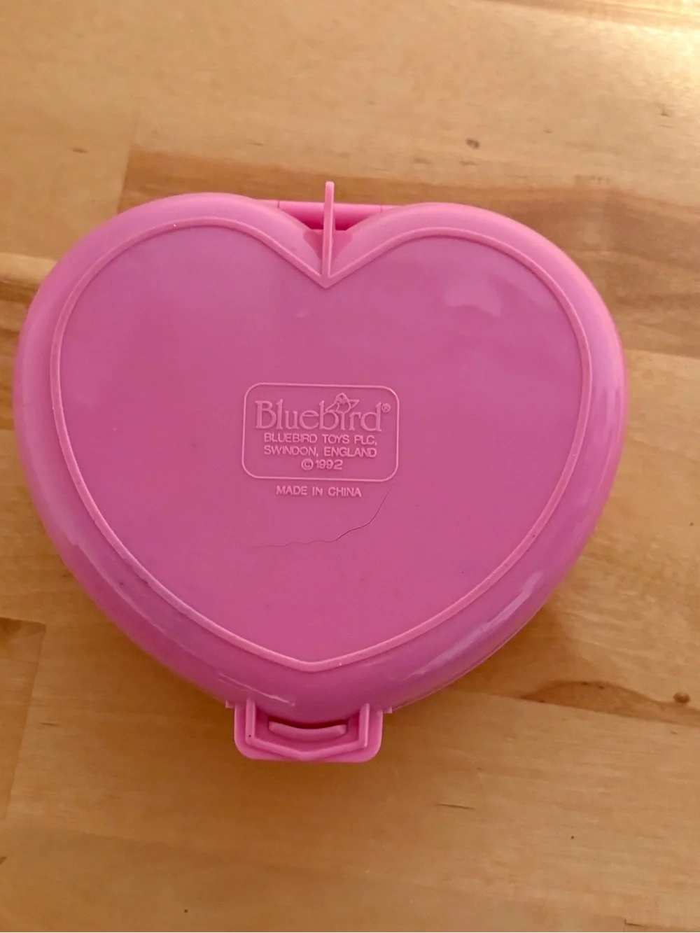 Vtg 1992 Polly Pocket Bluebird Starlight Castle Pink Heart Compact